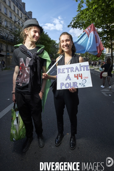 1 er mai , manifestation à Paris