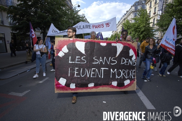 1 er mai , manifestation à Paris