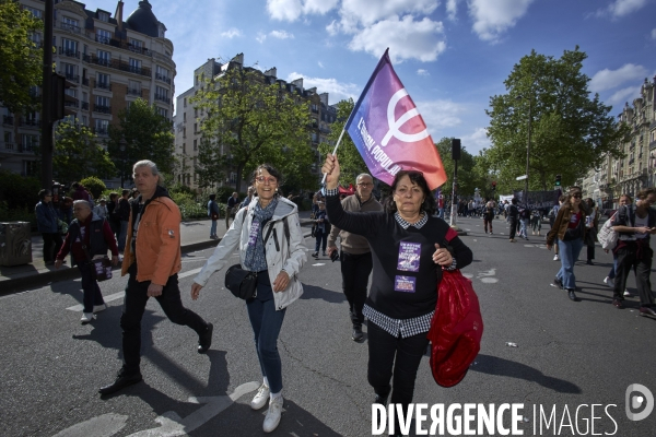 1 er mai , manifestation à Paris