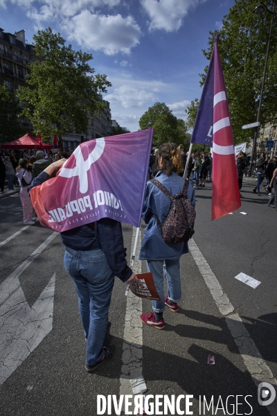 1 er mai , manifestation à Paris