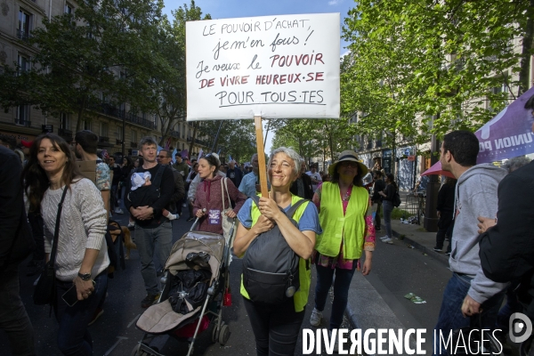 1 er mai , manifestation à Paris