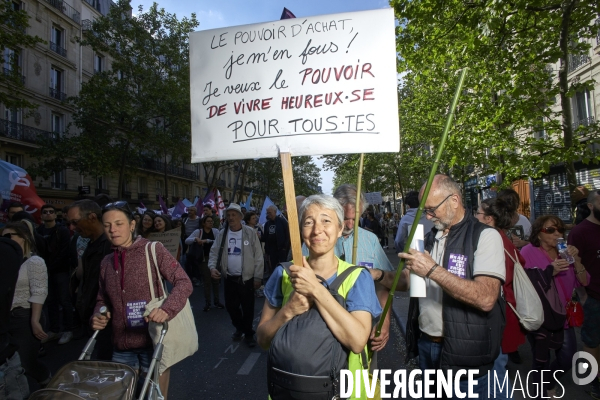 1 er mai , manifestation à Paris