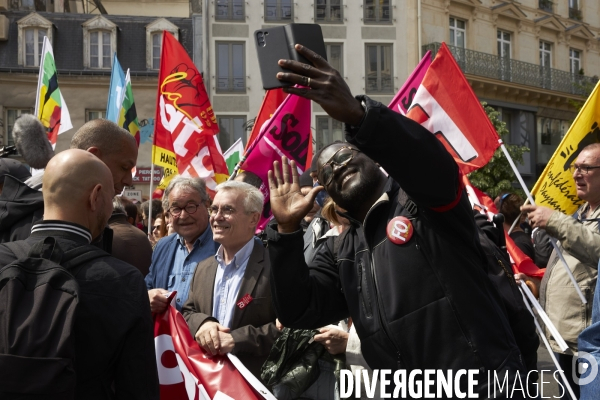 1 er mai , manifestation à Paris