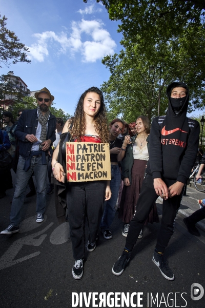 1 er mai , manifestation à Paris