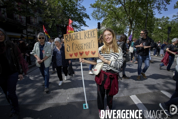 1 er mai , manifestation à Paris