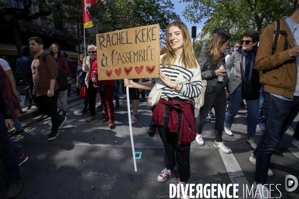 1 er mai , manifestation à Paris