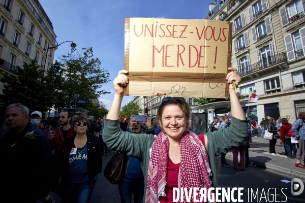 1 er mai , manifestation à Paris