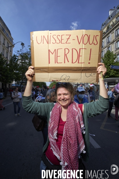 1 er mai , manifestation à Paris