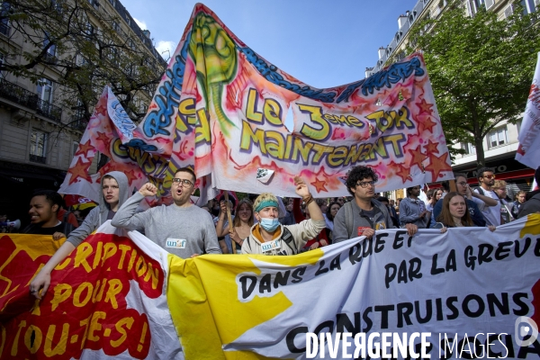 1 er mai , manifestation à Paris