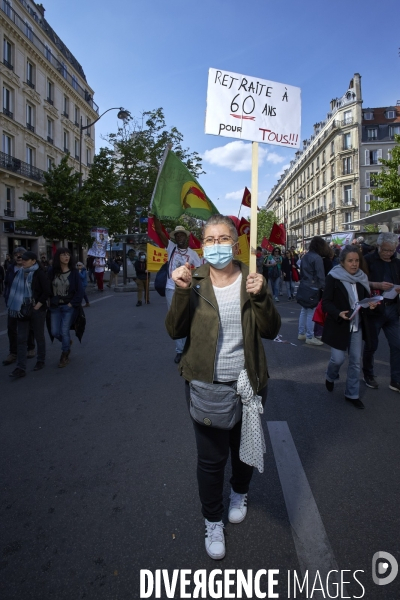 1 er mai , manifestation à Paris