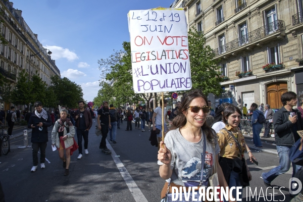 1 er mai , manifestation à Paris