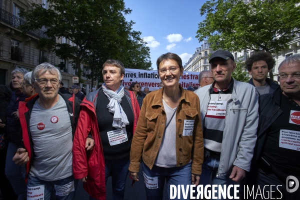 1 er mai , manifestation à Paris