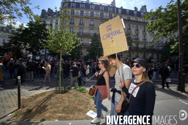 1 er mai , manifestation à Paris