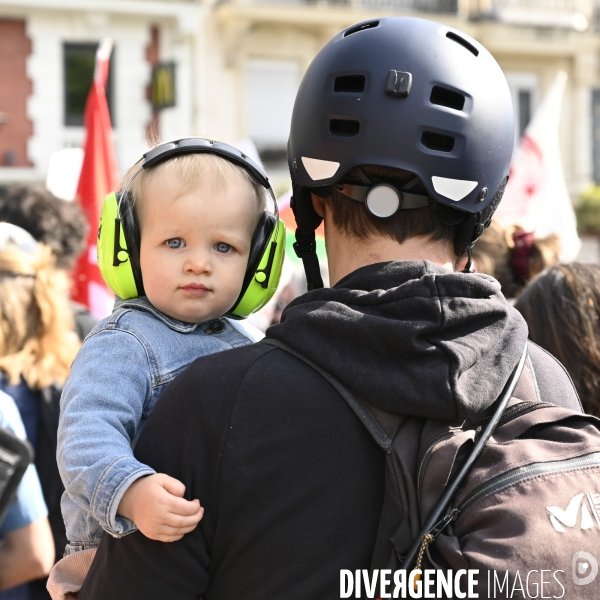 Journée de manifestation du 1er mai 2022 à Paris.