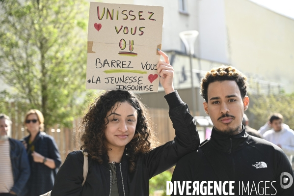 Journée de manifestation du 1er mai 2022 à Paris.