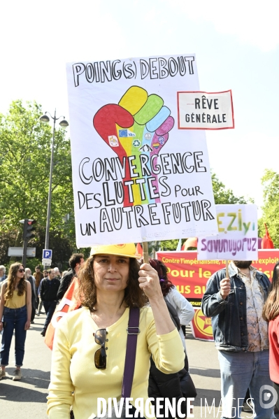 Journée de manifestation du 1er mai 2022 à Paris.