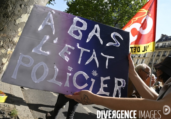 Journée de manifestation du 1er mai 2022 à Paris.