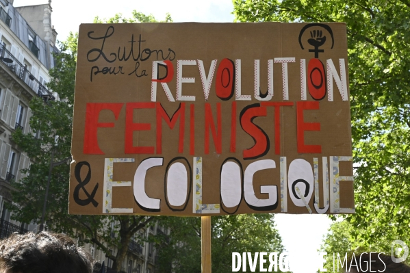 Journée de manifestation du 1er mai 2022 à Paris.