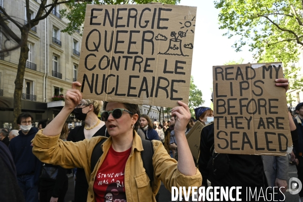 Journée de manifestation du 1er mai 2022 à Paris.