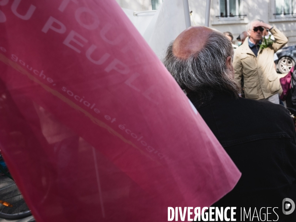 Fête du travail, défilé du 1er mai à Tours, Indre-et-Loire (37)
