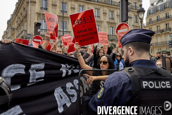 Alliance Police Nationale 46 manifestation