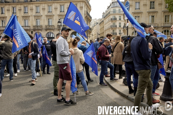 Alliance Police Nationale 46 manifestation