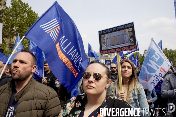 Alliance Police Nationale 46 manifestation