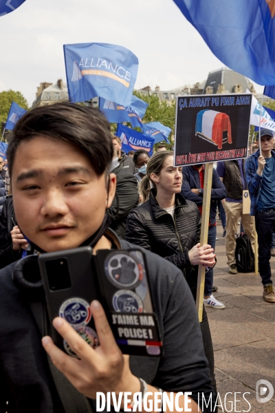 Alliance Police Nationale 46 manifestation