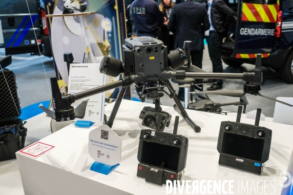 Salon Milipol 2021 au Bourget, salon de la surete et securite interieur des etats.