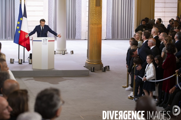 Cérémonie d investiture d Emmanuel MACRON pour un second mandat