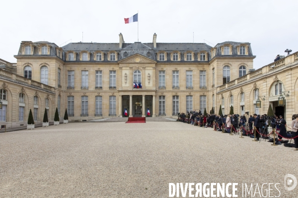 Illustration au Palais de l Elysée.