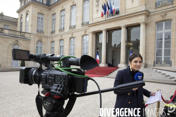 Illustration au Palais de l Elysée.