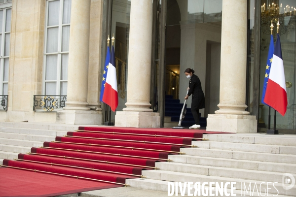 Illustration au Palais de l Elysée.