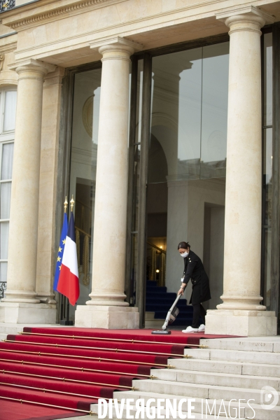 Illustration au Palais de l Elysée.