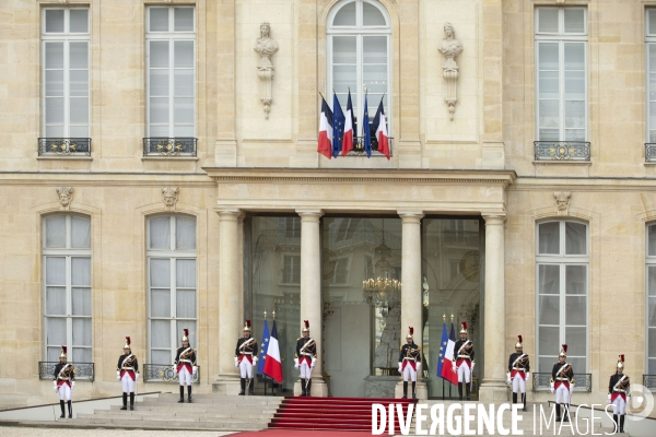 Illustration au Palais de l Elysée.