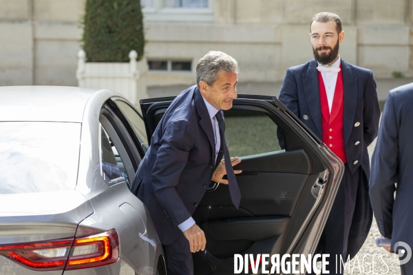 Arrivée des invités à la cérémonie d investiture d Emmanuel MACRON