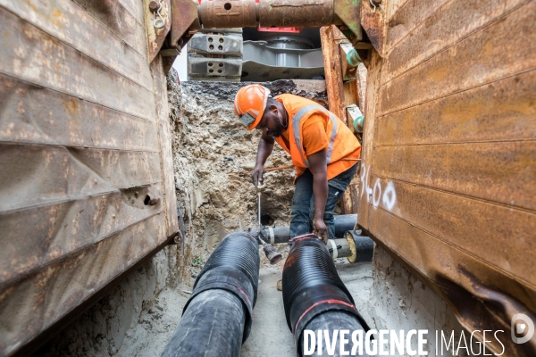 Chantier d extension du réseau de chaleur