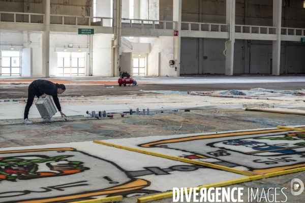 Des tifos pour les 35 ans des South Winners de Marseille