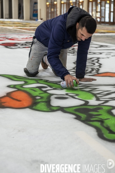 Des tifos pour les 35 ans des South Winners de Marseille