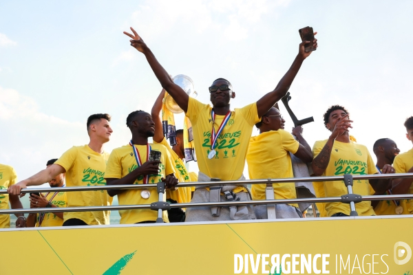 Retour de la Coupe de France à Nantes