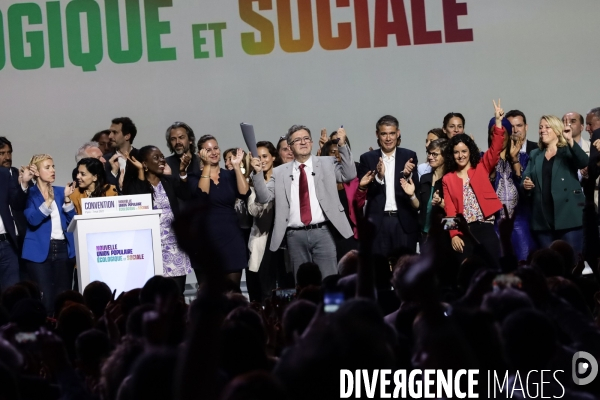 Lefgislatives 2022 - convention de la nouvelle union populaire ecologique et sociale