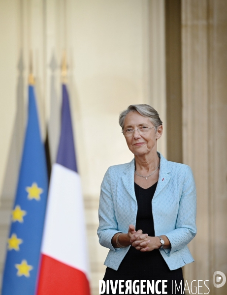 Passation entre jean Castex et Elisabeth Borne