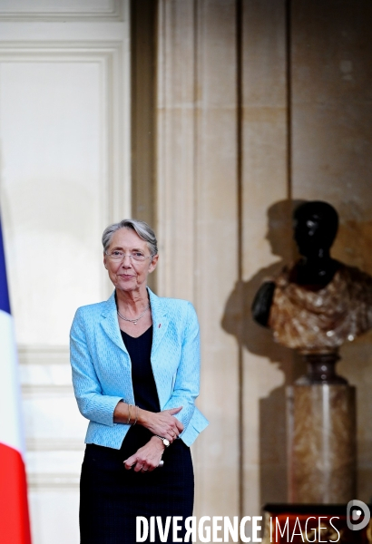 Passation entre jean Castex et Elisabeth Borne