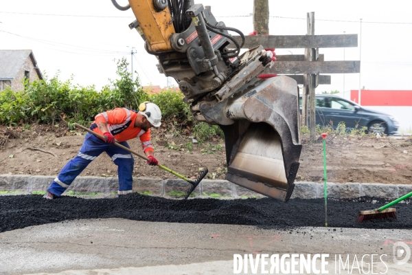 Réfection de voirie à Carquefou