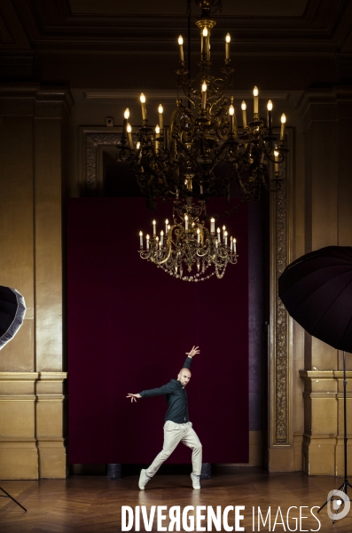 Portrait de francois alu, danseur etoile a l opera de paris.