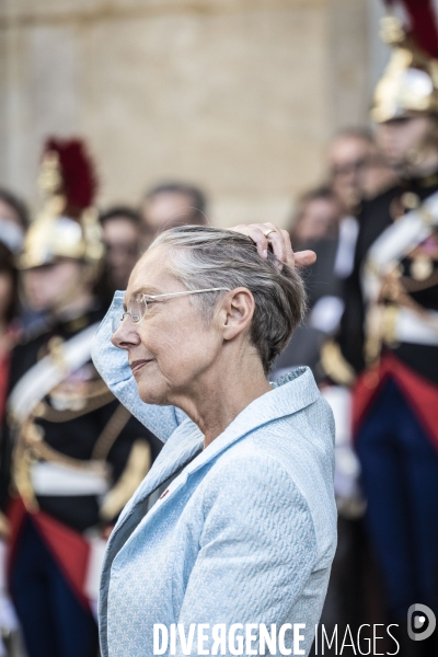 Passation de pouvoir Castex - Borne