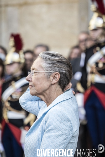 Passation de pouvoir Castex - Borne