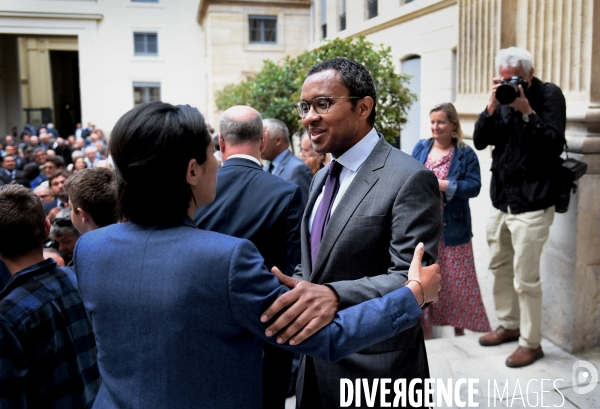 Passation de pouvoir entre jean michel blanquer et Pap Ndiaye