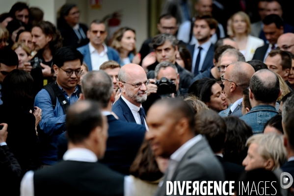 Passation de pouvoir entre jean michel blanquer et Pap Ndiaye