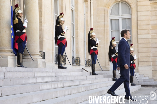 Emmanuel Macron reçoit Maia SANDU, Présidente de Moldavie.